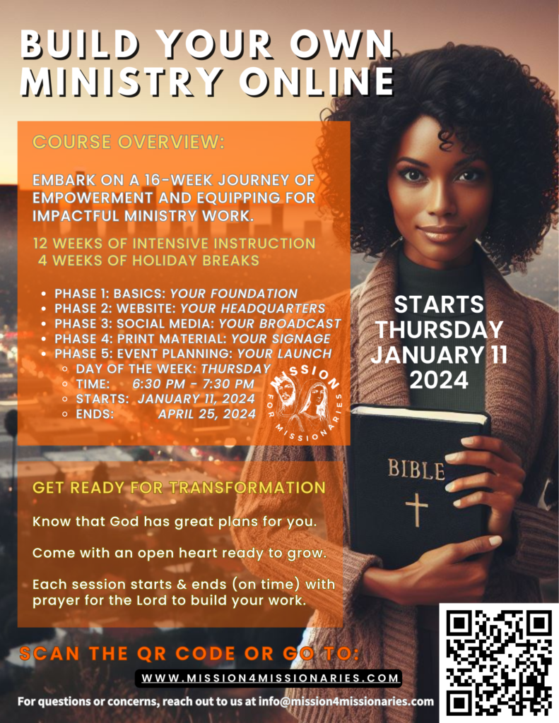 Build Your Own Ministry Online
